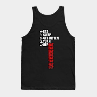 repEAT v2 - distressed Tank Top